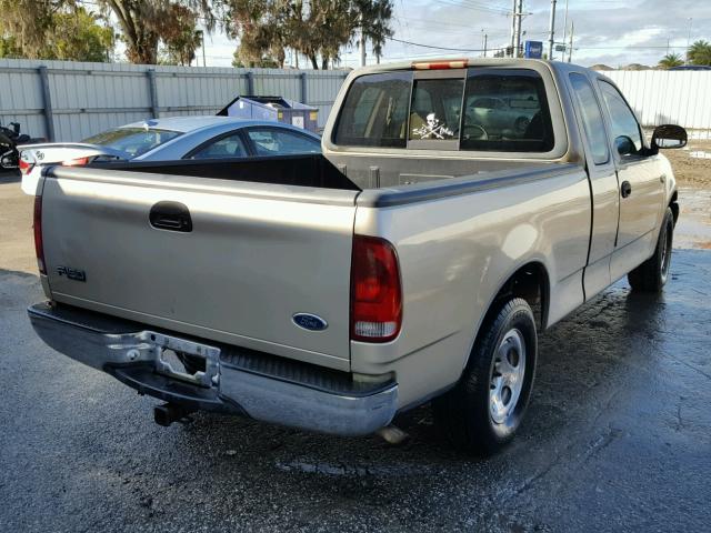 1FTZX1722XNA54459 - 1999 FORD F150 BEIGE photo 4