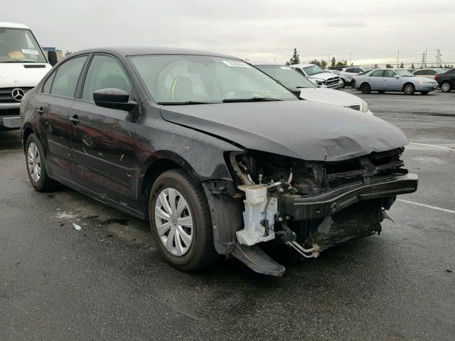 3VW2K7AJ7EM379213 - 2014 VOLKSWAGEN JETTA BASE შავი ფოტო 1