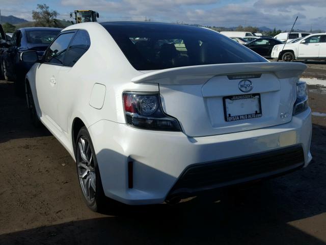 JTKJF5C7XFJ011222 - 2015 TOYOTA SCION TC WHITE photo 3