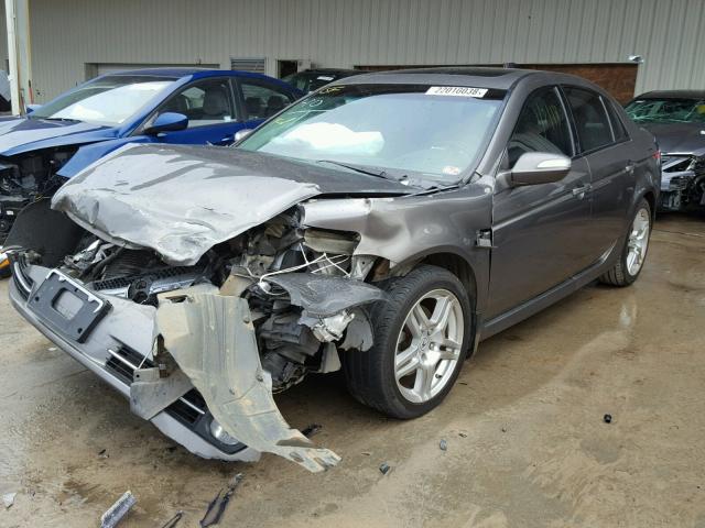 19UUA66207A036562 - 2007 ACURA TL BROWN photo 2