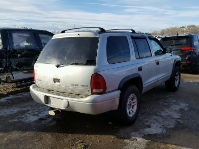 1B4HS48Z52F163411 - 2002 DODGE DURANGO SL SILVER photo 4