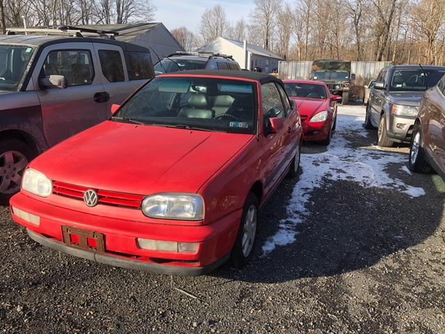 WVWBC81E9SK004676 - 1995 VOLKSWAGEN CABRIO RED photo 1