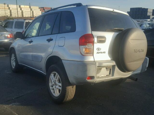 JTEGH20V010015495 - 2001 TOYOTA RAV4 SILVER photo 3