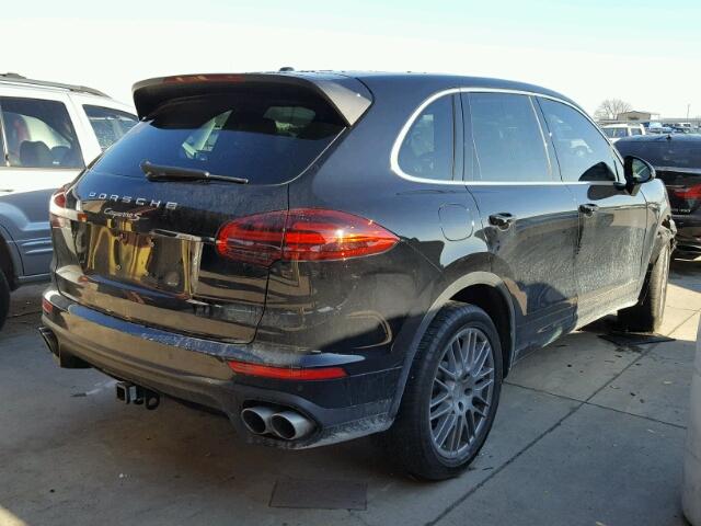 WP1AB2A28GLA93819 - 2016 PORSCHE CAYENNE S BLACK photo 4