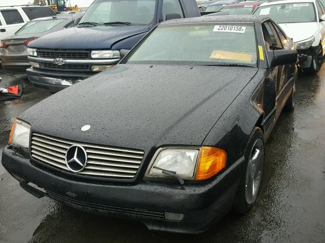 WDBFA67E8RF102098 - 1994 MERCEDES-BENZ SL 500 BLACK photo 2