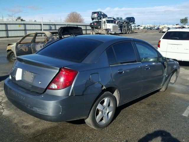 1G8AL55F77Z183645 - 2007 SATURN ION LEVEL GRAY photo 4