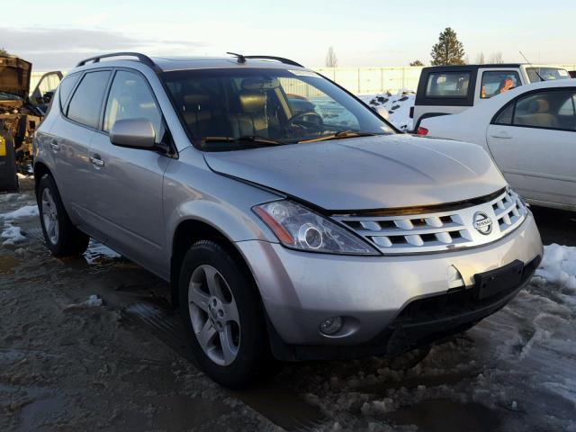 JN8AZ08WX3W212963 - 2003 NISSAN MURANO SL SILVER photo 1