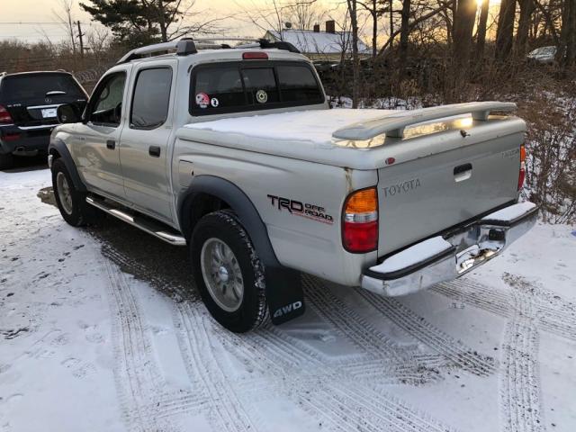 5TEHN72N44Z396669 - 2004 TOYOTA TACOMA DOU SILVER photo 4