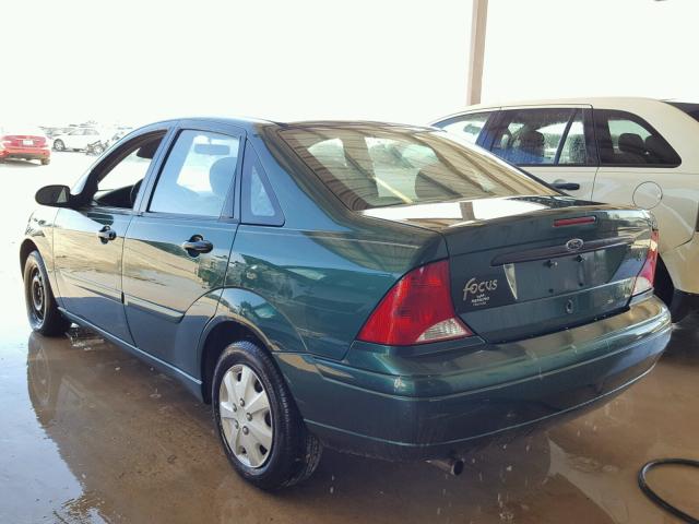 1FAFP34P81W202877 - 2001 FORD FOCUS SE GREEN photo 3