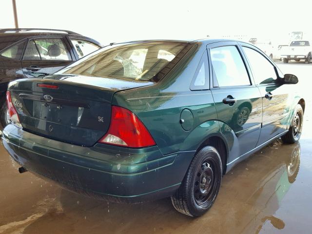 1FAFP34P81W202877 - 2001 FORD FOCUS SE GREEN photo 4