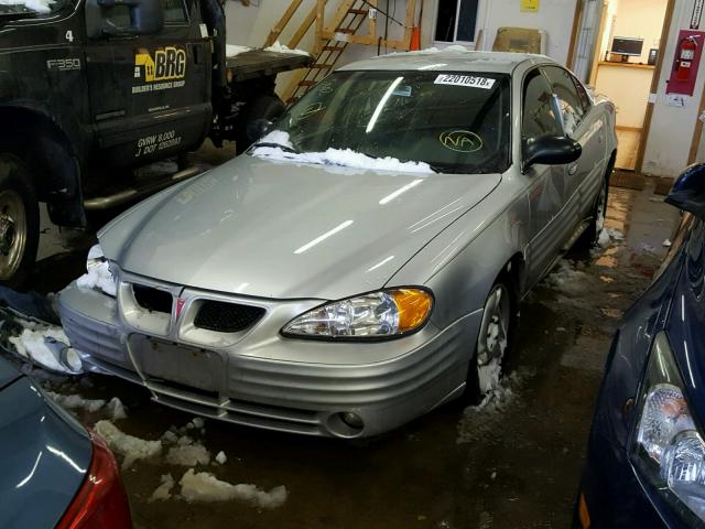 1G2NF52F92C277058 - 2002 PONTIAC GRAND AM S SILVER photo 2