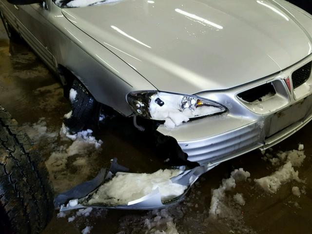 1G2NF52F92C277058 - 2002 PONTIAC GRAND AM S ვერცხლისფერი ფოტო 9
