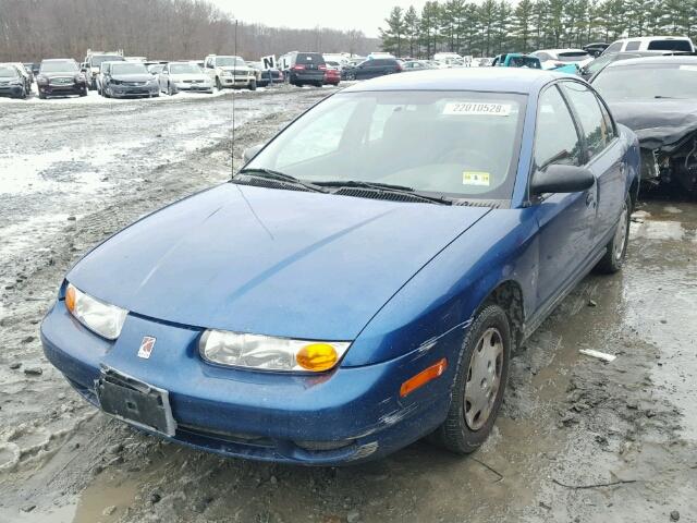 1G8ZH54892Z160240 - 2002 SATURN SL1 BLUE photo 2