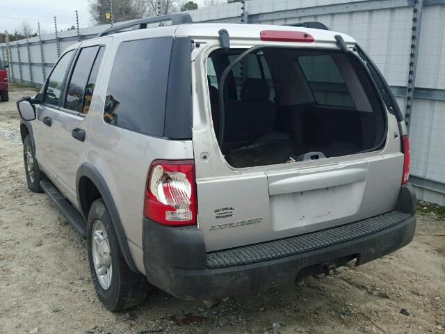 1FMZU62K63UA48348 - 2003 FORD EXPLORER X SILVER photo 3