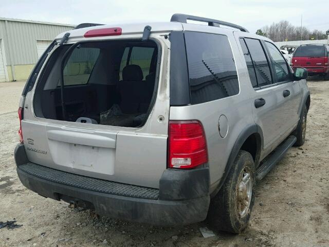 1FMZU62K63UA48348 - 2003 FORD EXPLORER X SILVER photo 4