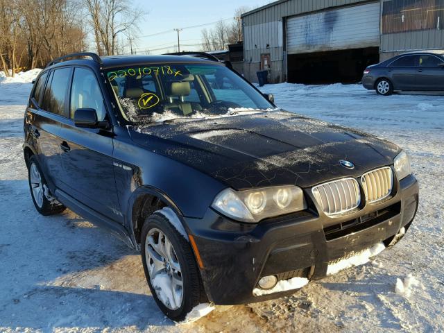 WBXPC93427WF00196 - 2007 BMW X3 3.0SI BLACK photo 1