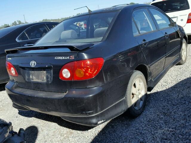 1NXBR32E83Z166591 - 2003 TOYOTA COROLLA CE BLACK photo 4