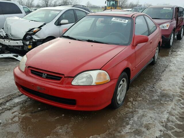 1HGEJ8241TL060004 - 1996 HONDA CIVIC EX 红色 照片 2
