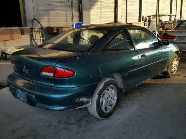 3G1JC1242XS852380 - 1999 CHEVROLET CAVALIER B GREEN photo 4