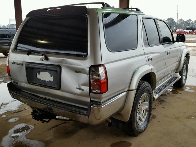 JT3GN86R910215483 - 2001 TOYOTA 4RUNNER SR SILVER photo 4