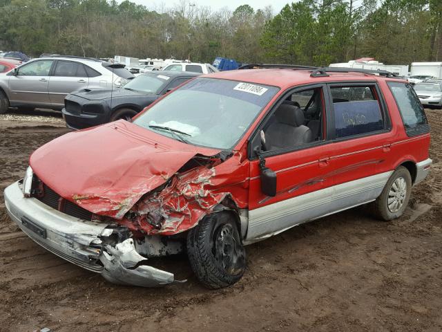 JA3AD59G0SZ006044 - 1995 MITSUBISHI EXPO RED photo 2