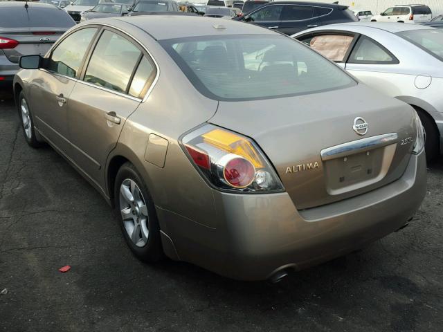 1N4AL21E07N406011 - 2007 NISSAN ALTIMA 2.5 TAN photo 3