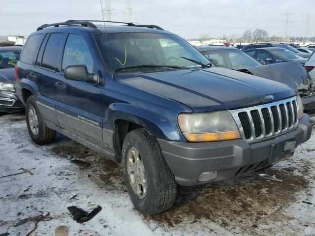 1J4GW48S51C525608 - 2001 JEEP GRAND CHER BLUE photo 1