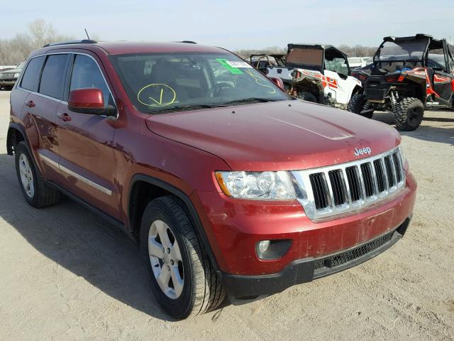 1C4RJFATXCC330120 - 2012 JEEP GRAND CHER MAROON photo 1