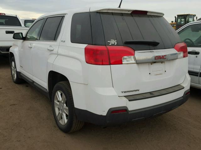 2CTALBEWXA6249312 - 2010 GMC TERRAIN SL WHITE photo 3