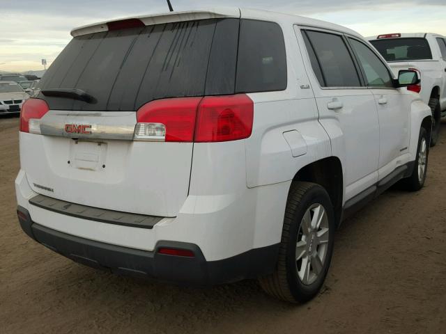 2CTALBEWXA6249312 - 2010 GMC TERRAIN SL WHITE photo 4