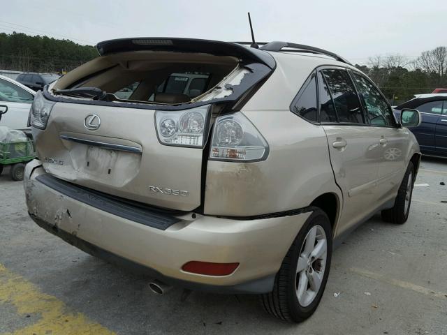 2T2GK31U07C020868 - 2007 LEXUS RX 350 GOLD photo 4