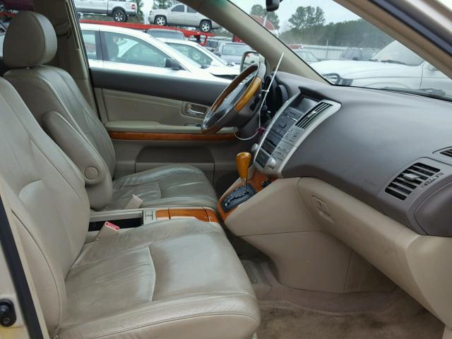 2T2GK31U07C020868 - 2007 LEXUS RX 350 GOLD photo 5