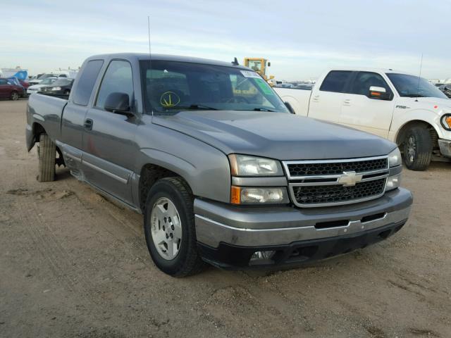 1GCEC19Z86Z157302 - 2006 CHEVROLET SILVERADO GRAY photo 1