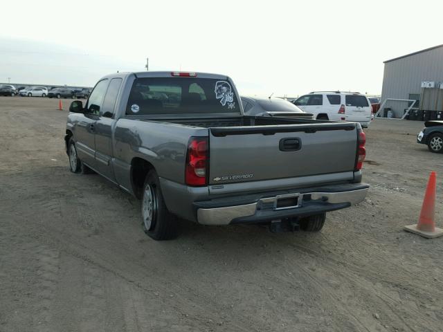 1GCEC19Z86Z157302 - 2006 CHEVROLET SILVERADO GRAY photo 3