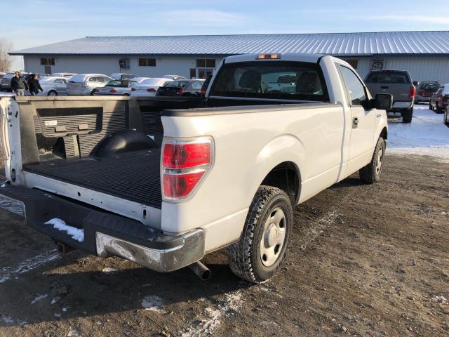 1FTRF12W09KB99565 - 2009 FORD F150 WHITE photo 4