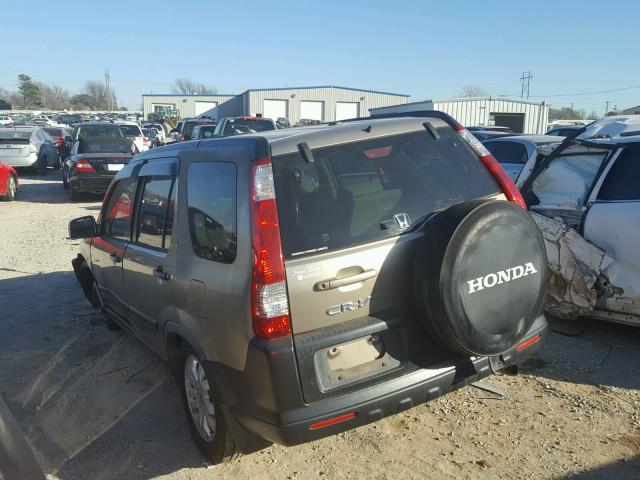 JHLRD78826C060502 - 2006 HONDA CR-V EX GOLD photo 3