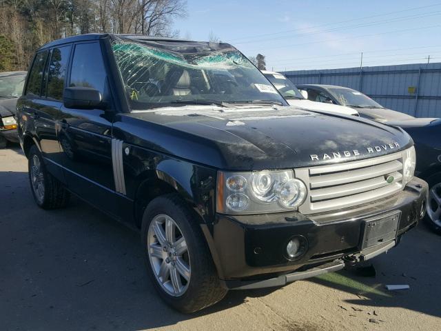 SALMF15468A274058 - 2008 LAND ROVER RANGE ROVE BLACK photo 1