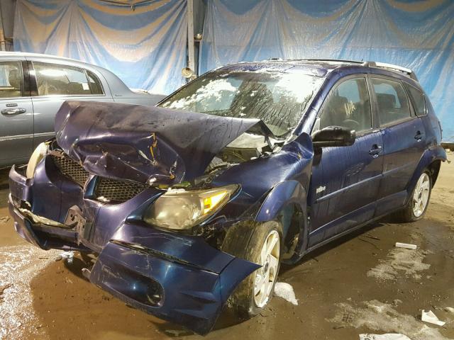 5Y2SL62894Z428558 - 2004 PONTIAC VIBE BLUE photo 2