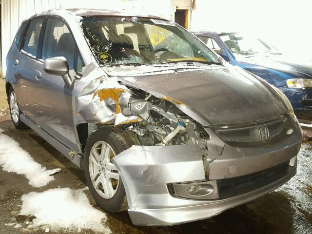 JHMGD38657S028208 - 2007 HONDA FIT S GRAY photo 1