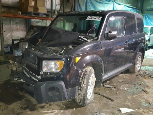 5J6YH28776L009806 - 2006 HONDA ELEMENT EX BLACK photo 2