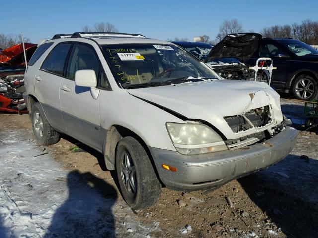 JTJHF10U930300342 - 2003 LEXUS RX 300 WHITE photo 1