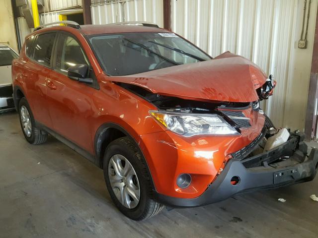 JTMBFREV4FJ030556 - 2015 TOYOTA RAV4 LE ORANGE photo 1