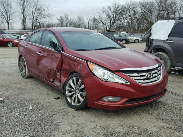 5NPEC4AC6BH291221 - 2011 HYUNDAI SONATA SE RED photo 1