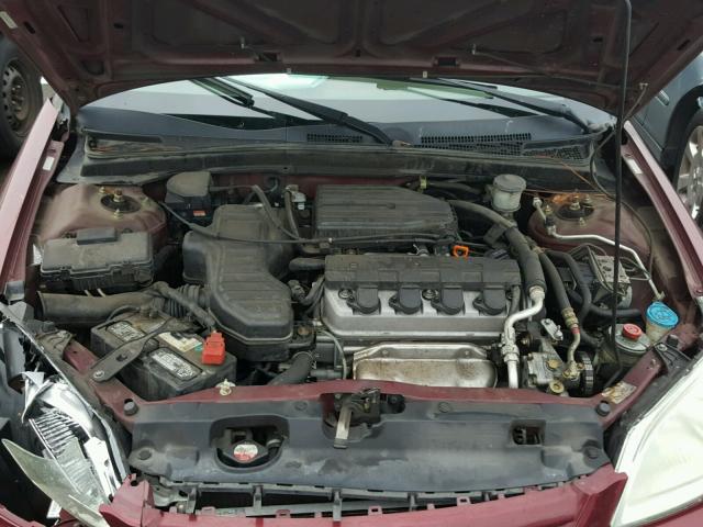2HGES26703H511905 - 2003 HONDA CIVIC EX 栗色 照片 7
