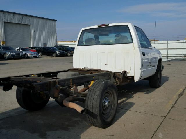 1GBGC34R5YR214218 - 2000 CHEVROLET 3500 WHITE photo 4