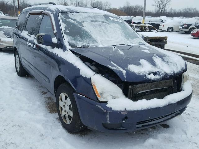 KNDMB233866064290 - 2006 KIA SEDONA EX BLUE photo 1