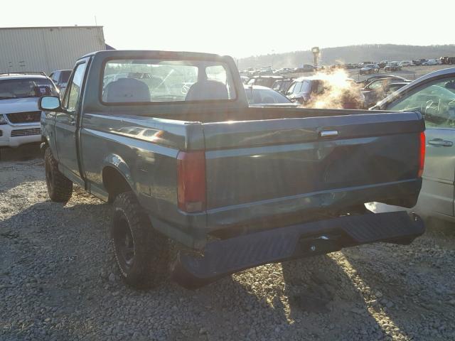 1FTEF14YXTLB51957 - 1996 FORD F150 GREEN photo 3