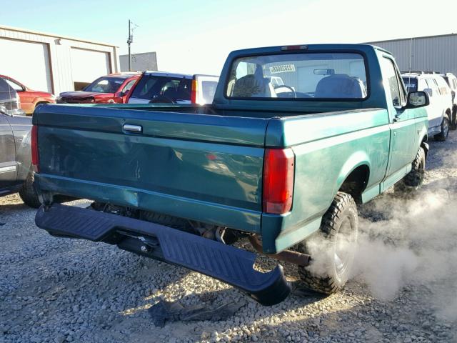 1FTEF14YXTLB51957 - 1996 FORD F150 GREEN photo 4