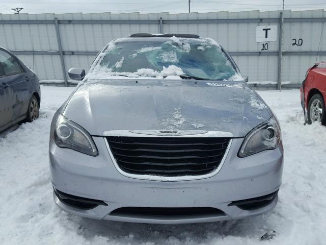 1C3CCBBB6DN627698 - 2013 CHRYSLER 200 TOURIN SILVER photo 9