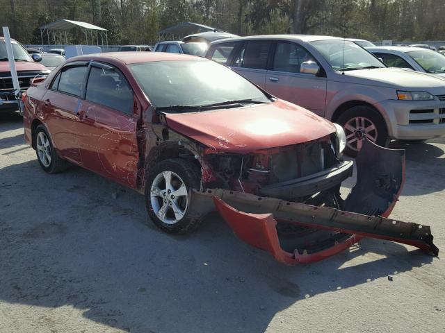 5YFBU4EE2CP022147 - 2012 TOYOTA COROLLA BA RED photo 1